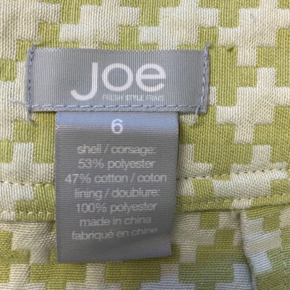 🦋2 for $15 - Joe Fresh Green/White Skirt - Picture 6 of 7